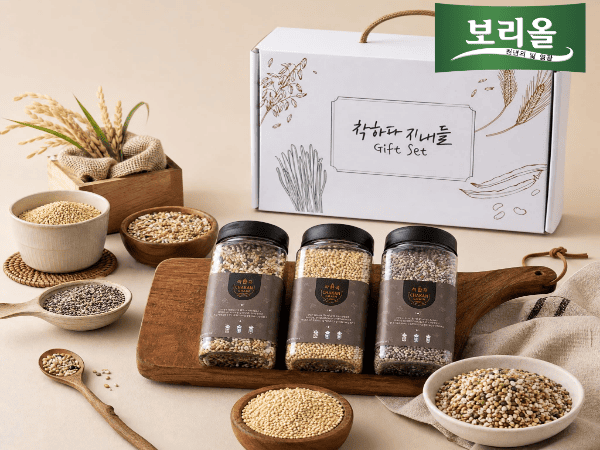 (지내들우리잡곡) 지내들 GIFT 1호- 건강잡곡 3종 찰보리특구