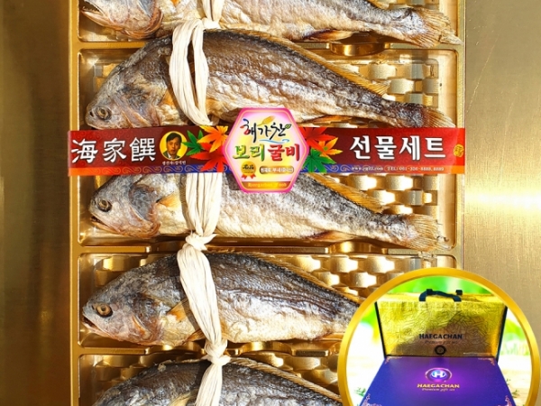 (해가찬굴비) 선물용 보리굴비(부세) 전제품 장보기(5미~10미 )