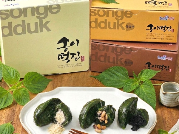(송이떡집) 모싯잎 송편(당일찐떡) 16개 1.0kg 내외