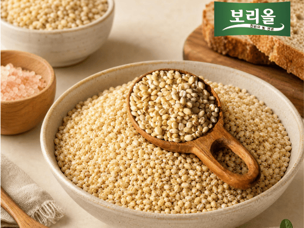 (지내들우리잡곡) 26년산 유기농 찰보리쌀 4kg / 2kg  1개