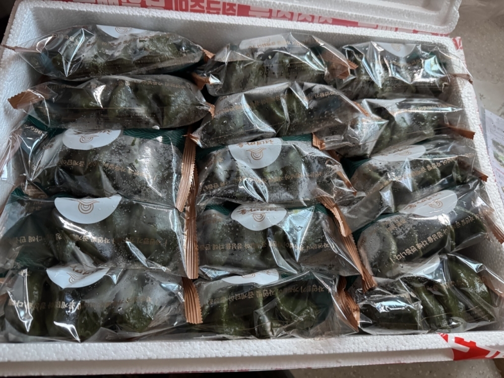 (천년마을) 영광 모시송편 60개 찐송편 (기피·통동부·흑임자·모시개떡) 무료배송