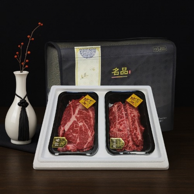 (영광농협하나로마트) 한우 정육세트 5호 (등심, 부채살) 800g