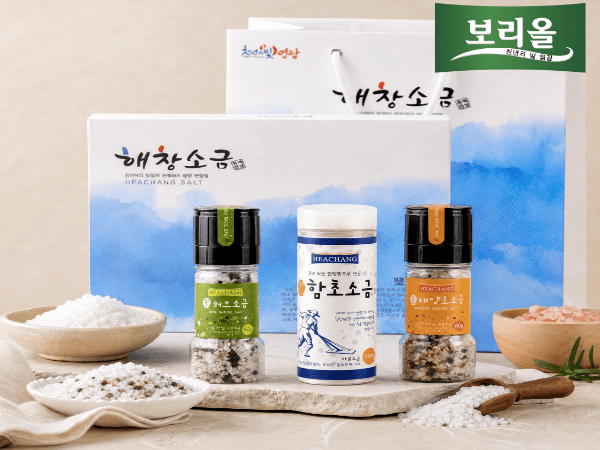 (해창소금) 영광 천일염 소금 선물세트1호