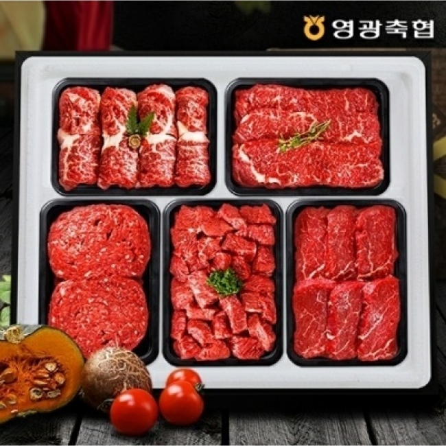 (영광축협) 보리愛 한우 프리미엄 종합세트 (1.8kg/2.4kg/3.0kg)