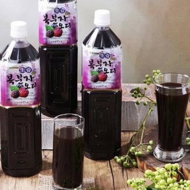 (웰빙푸드)복분자 오디 생즙 1500ml 2병