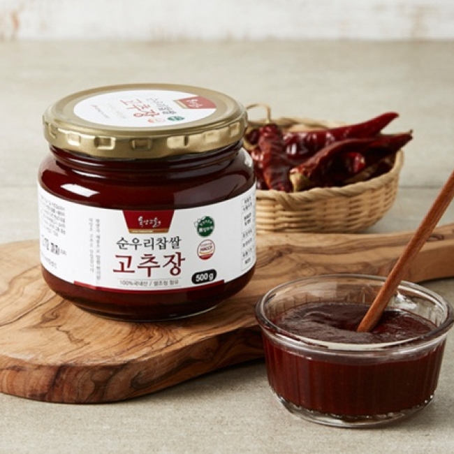 (고추마을) 옥당고을 국산 태양초 순우리찹쌀고추장 1.5kg 