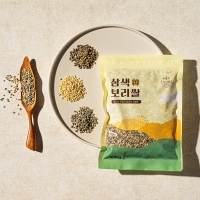 (지내들우리잡곡) 26년산 유기농 삼색보리쌀 500g 1개