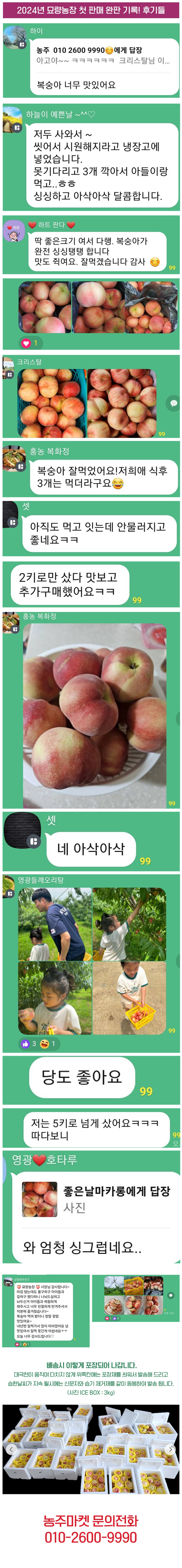 (농주마켓) 대극천 딱딱이 복숭아 1kg