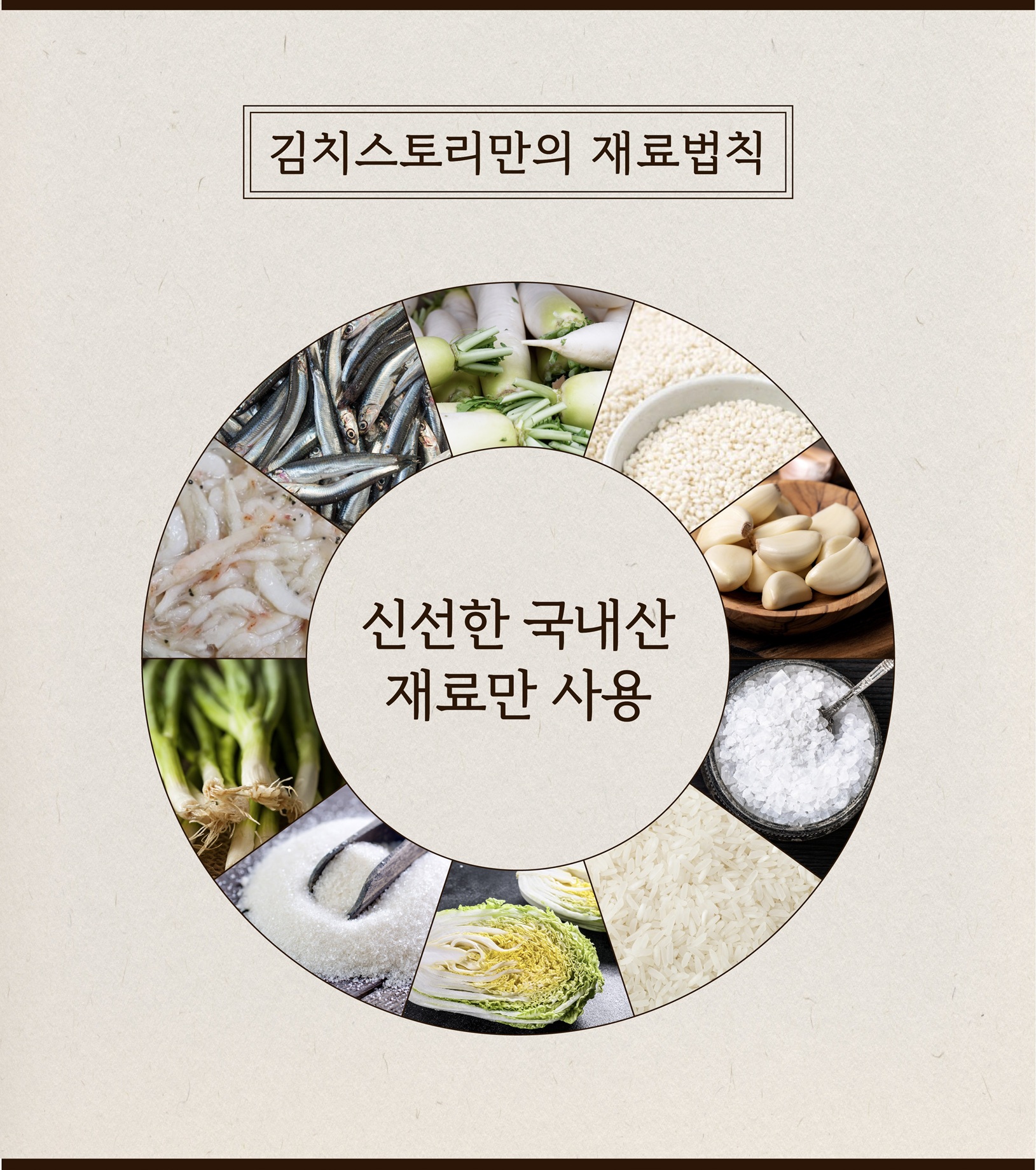 (김치스토리)  남도식 생포기김치 2kg 