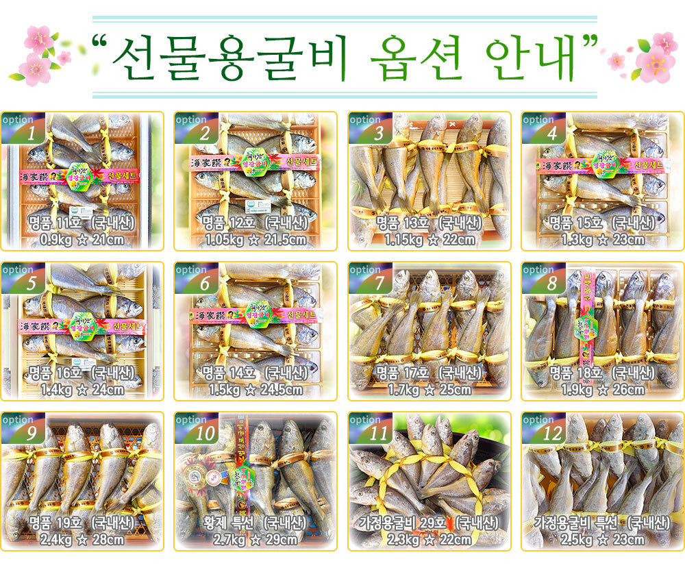 (해가찬굴비) 선물용 법성포굴비 명품 13호