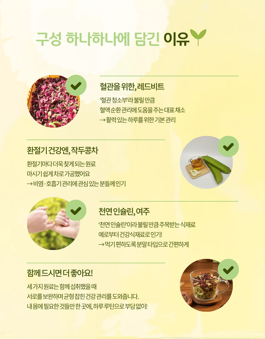(영광이레) 영광이레 건강 가득 선물박스 4호 (레드비트+작두콩차+여주환)