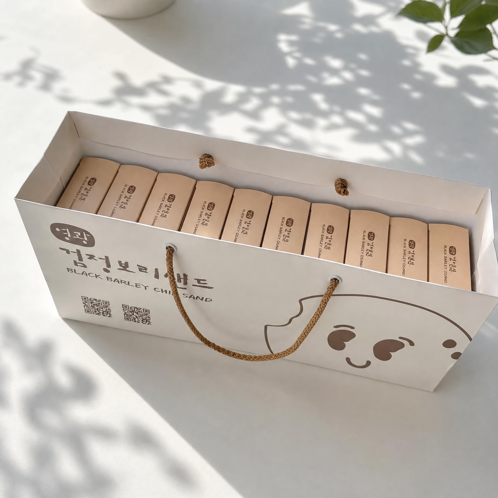 (지내들우리잡곡) 영광 검정보리 샌드칩 현미칩 12.5gx5개입 1box, 1개